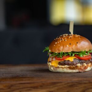 Burger bacon